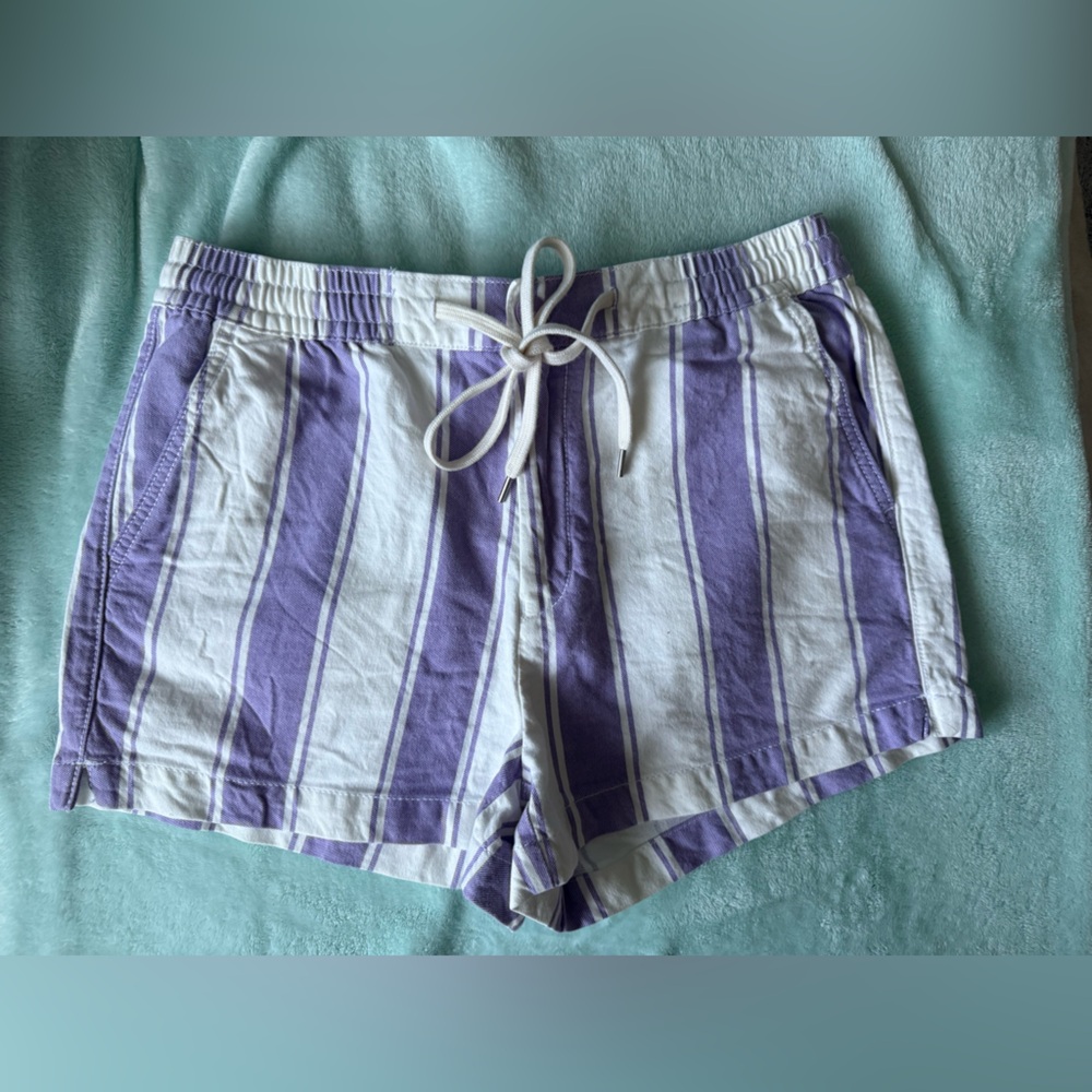 American Eagle Outfitters Lavender and White Shorts
